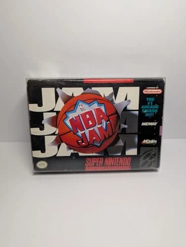 NBA Jam (Super Nintendo Entertainment System, 1994) CIB Authentic Tested