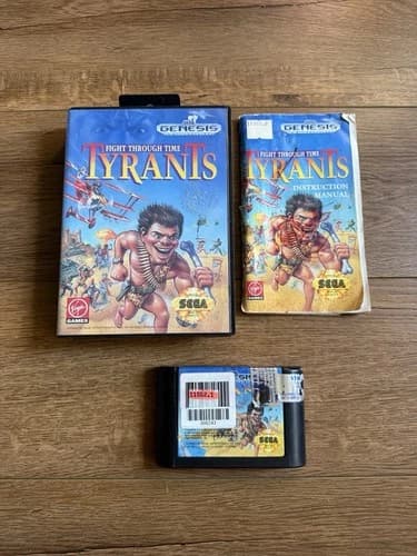 Tyrants Fight Through Time 1993 Sega Genesis CIB With Manual Complete!