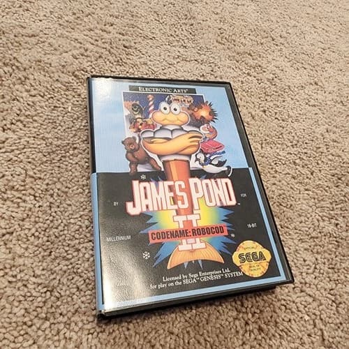 James Pond 2 Codename Robocod (Sega Genesis, 1990) TESTED