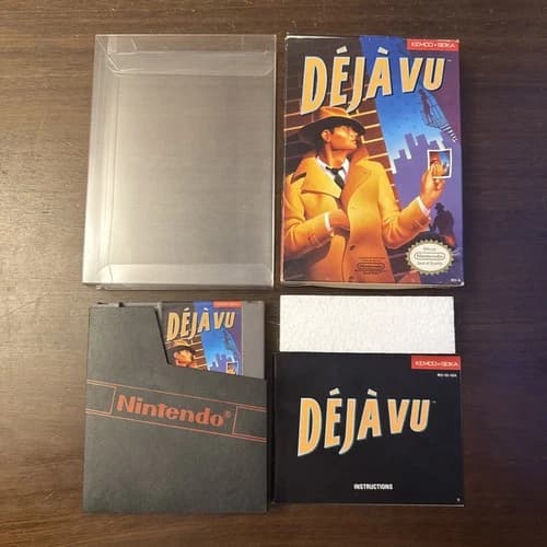 Deja Vu (Nintendo NES) Complete - Tested - Authentic