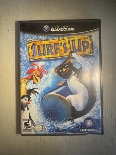 Surf's Up (Nintendo GameCube, 2007) Complete With Manual