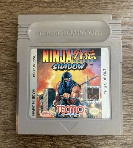 Ninja Gaiden Shadow (Nintendo Game Boy GB, 1991) USA/NTSC - Tested - Authentic!