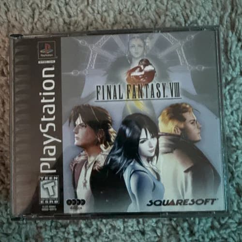 Final Fantasy 8 VIII (PlayStation 1) PS One PS1 Black Label CIB Complete Tested