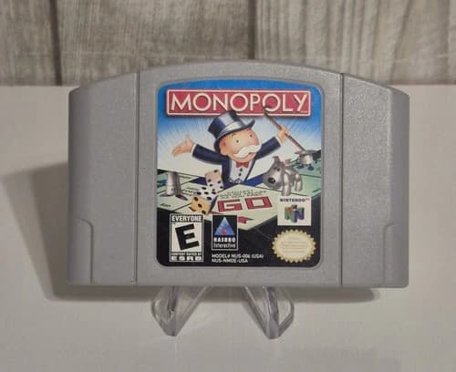 Monopoly Nintendo 64 N64 Authentic Game Cartridge