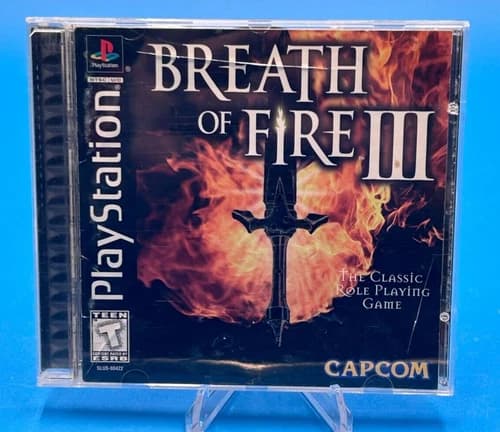 Breath of Fire III 3 PlayStation 1 PS1) TESTED CIB Complete w/Manual Black Label