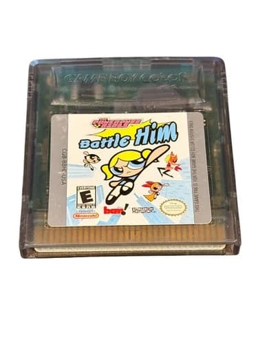 The Powerpuff Girls Battle Him Nintendo Gameboy Color Game Cartridge