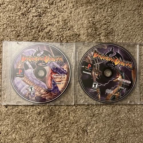 Dragon Valor (Sony PlayStation 1, 2000) Discs only