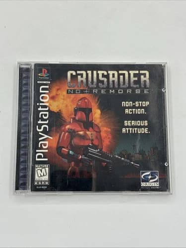 Crusader No Remorse PlayStation 1 PS1 Complete CIB Tested Authentic