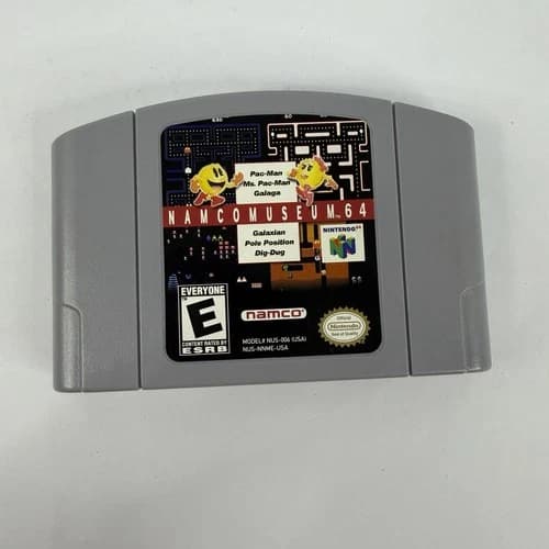 Namco Museum 64 Nintendo 64 N64 Tested Cleaned Working