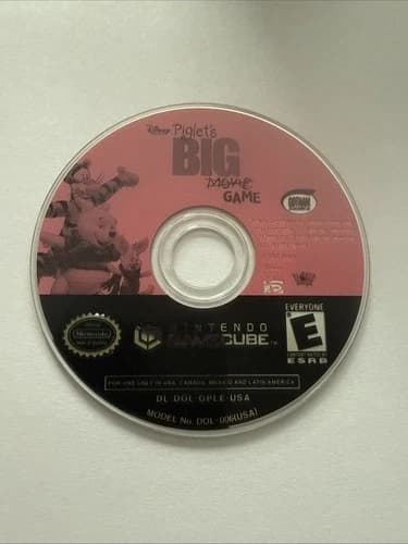 Piglet's Big Game (Nintendo GameCube, 2003) Disc Only Tested Works!