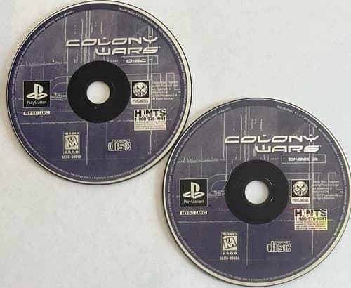 Colony Wars (Sony PlayStation 1, PS1) BOTH DISCS ONLY!!! | M2159