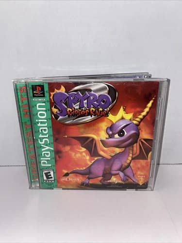 Spyro 2 Ripto's Rage PS1 PlayStation 1 Greatest Hits - Complete CIB