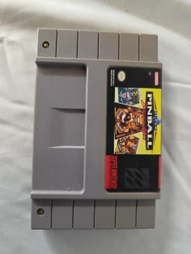 Super Pinball Behind The Mask (SNES, 1994) Authentic SNES
