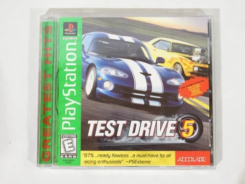 Test Drive 5 Accolade Sony PlayStation 1 Greatest Hits Game Complete