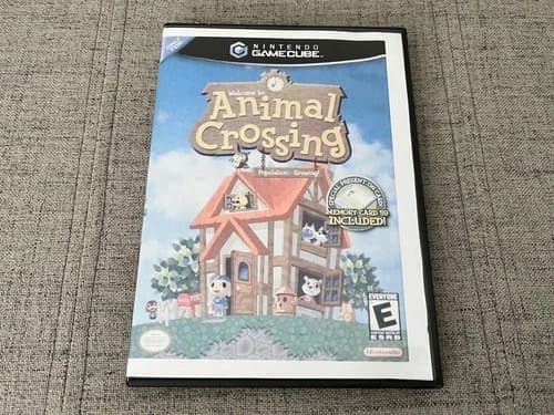 Animal Crossing Nintendo GameCube Game and Memory Card -- Excellent