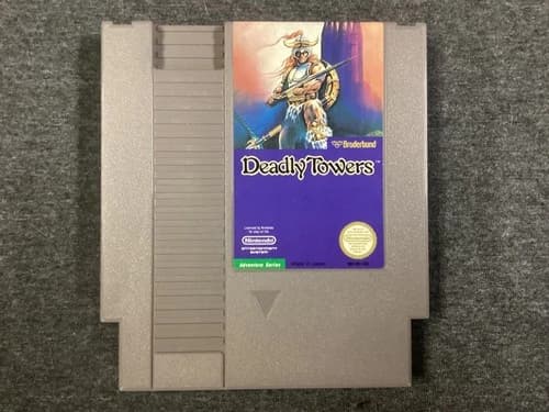 Deadly Towers Nintendo NES Tested in Pics Authentic Careful Shipping for You