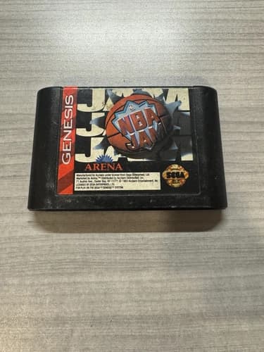NBA Jam (Sega Genesis, 1994) Cartridge Only Tested