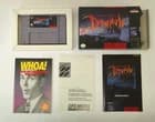 Bram Stoker's Dracula Super Nintendo Entertainment System SNES box Manual Insert