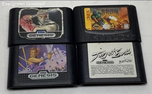 id Doom, SEGA Revenge of Shinobi, Sega Strider, NCS Target Earth for Genesis/32X