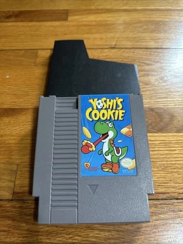 Vintage Nintendo Yoshi's Cookie 1985 NES Game TESTED