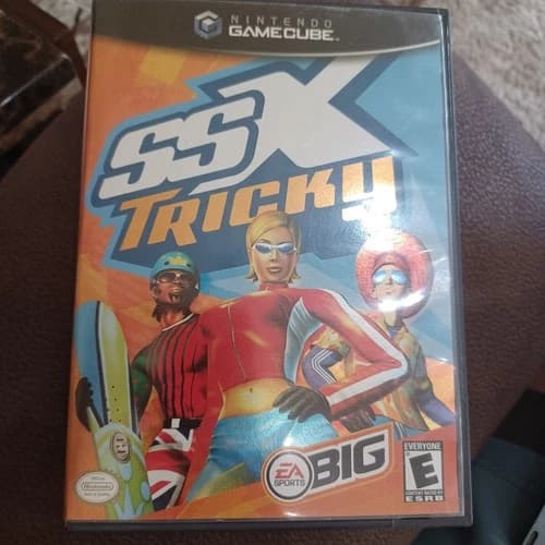 SSX Tricky (Nintendo GameCube, 2001), CIB game, manual case