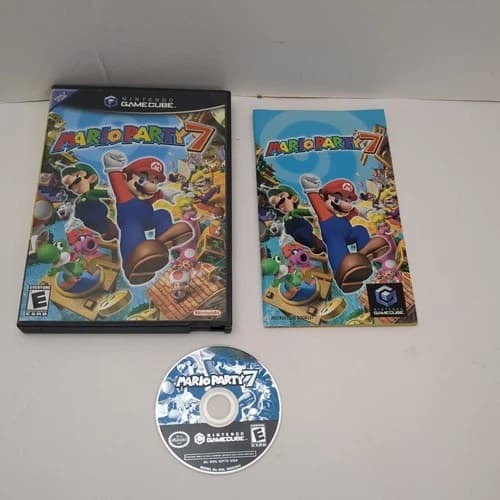 Nintendo Mario Party 7 GameCube Complete CIB Tested Clean Disc Manual Included