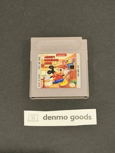Mickey’s Dangerous Chase (Nintendo Game Boy, 1991) Cart Only, Authentic, Tested!