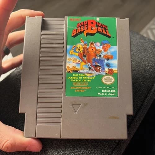 Bad News Baseball Nintendo NES Authentic Tested Contacts Cleaned