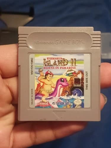 Adventure Island 2 Aliens In Paradise Gameboy - Cartridge Only Tested & Working