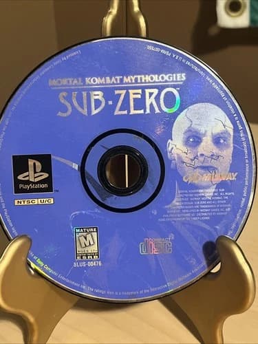 Mortal Kombat Mythologies Sub Zero PlayStation 1 PS1 Disc Only Loose Disc Tested