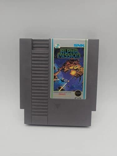 Alpha Mission Nintendo NES Authentic Tested And Working Cartridge Only