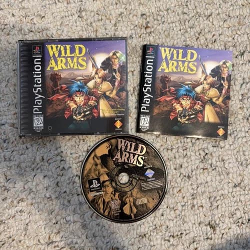 Wild Arms (Sony PlayStation 1, 1997) PS1 CIB