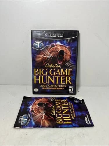 Cabela's Big Game Hunter: 2005 Adventures (GameCube, 2004) CIB