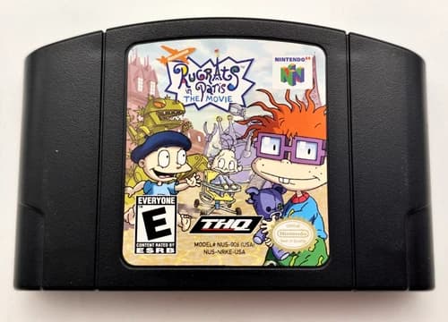 Rugrats in Paris: The Movie (Nintendo 64 N64, 2000) *Cart Only* Authentic Tested