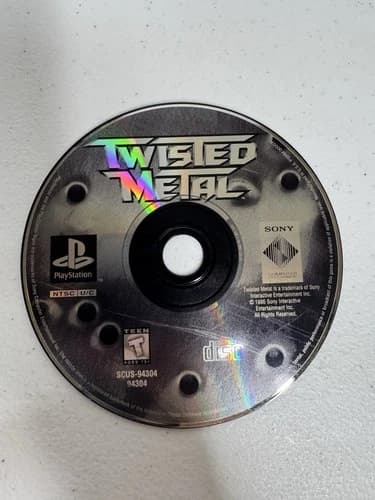 Twisted Metal (Sony PlayStation 1 PS1, 1995) - Tested - Disc Only