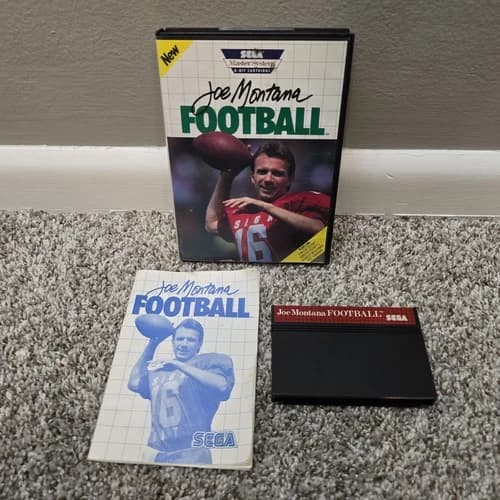 Joe Montana Football (Sega Master, 1990) - Complete CIB