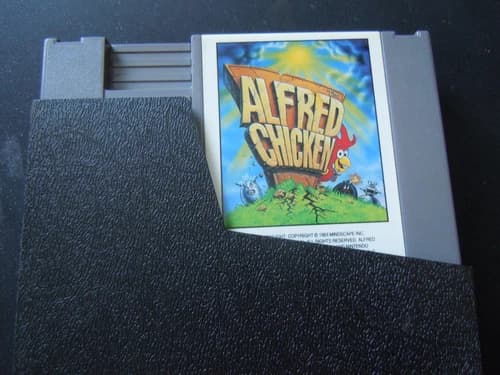 Alfred Chicken Nintendo Entertainment System 1994 Authentic NES Working Cartridg