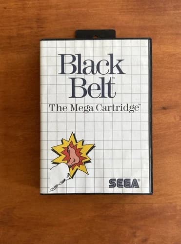 Black Belt (Sega Master System) Good Condition - Tested & Works - Ships Fast