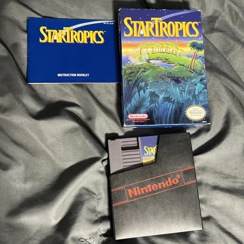 Star Tropics NES CIB Letter Included Nintendo Entertainment System 1990 Complete