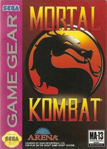 Mortal Kombat Sega Game Gear Great Condition Fast Shipping