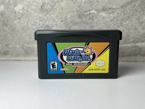 Wario Ware Inc: Mega Microgames Nintendo GBA Gameboy Advance Authentic