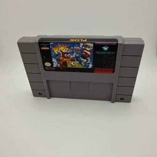 PLOK (Super Nintendo Entertainment System, 1993) Tradewest SNES