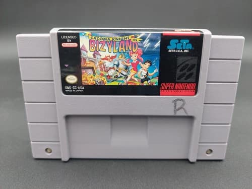 Cacoma Knight in Bizyland - Super Nintendo SNES - Good Condition - Authentic!!!