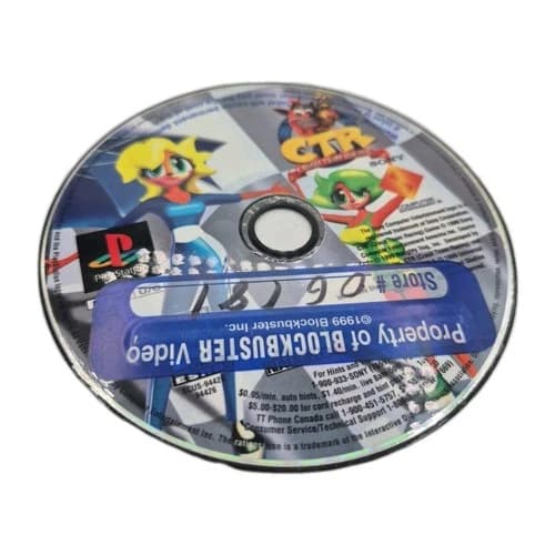 CTR Crash Team Racing Sony PlayStation 1 PS1 Disc Only Tested Working