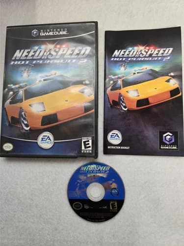 Need for Speed Hot Pursuit 2 Nintendo Gamecube Complete CIB