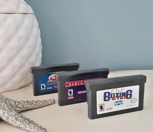 3 Nintendo Gameboy Game Boy Advance Boxing Fever Kids Baseball Namco Museum
