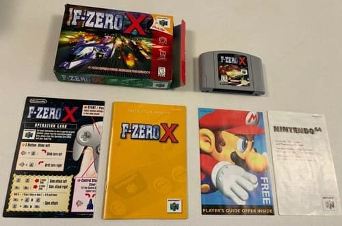 F-Zero X 1998 Nintendo 64 N64 CIB Authentic Complete In Box