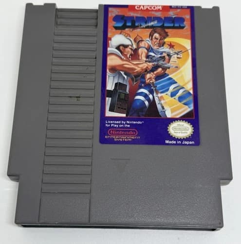 STRIDER Nintendo Entertainment System (NES) Game Catridge
