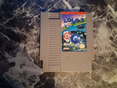 Adventures of Lolo 3 Nintendo NES Authentic Tested Contacts Cleaned