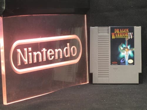 Nintendo NES Dragon Warrior IV Cartridge Only Excellent Condition RARE ENIX RPG